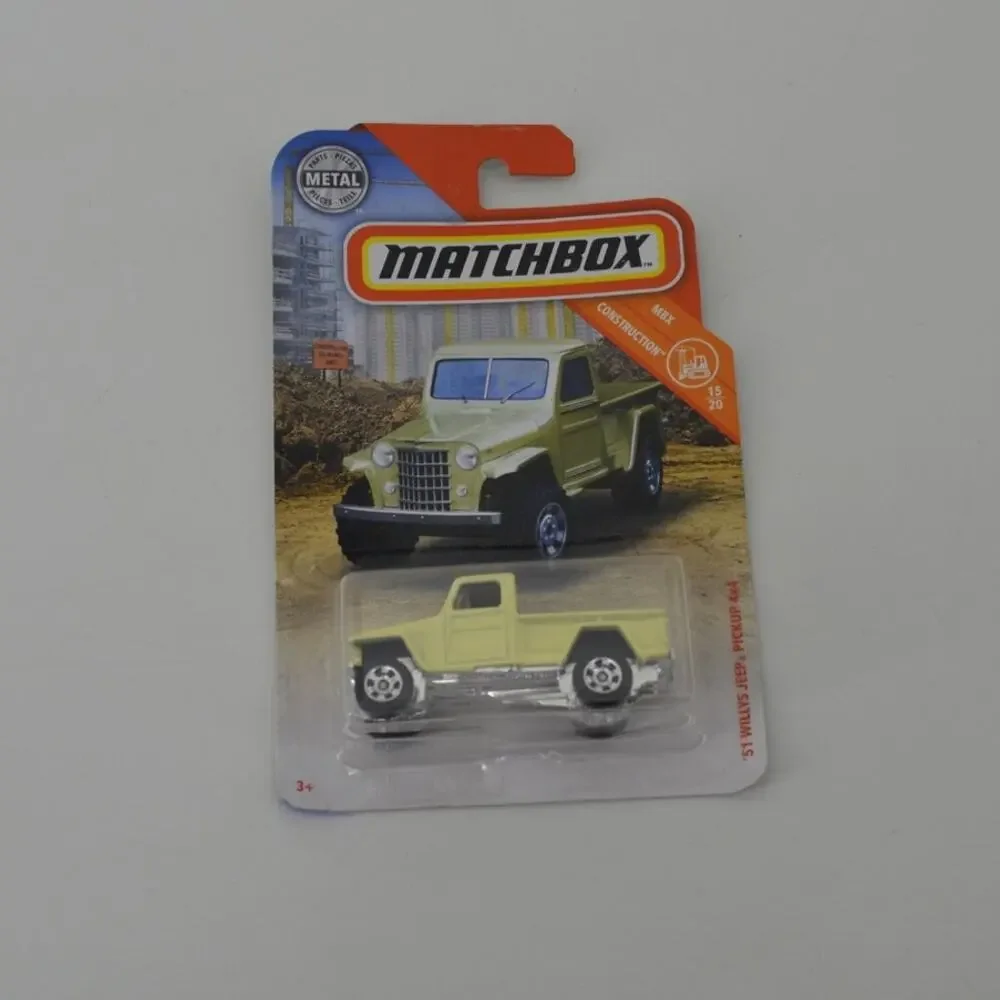 Matchbox Yellow Pickup Truck MBX Construction 15/20 Willys
